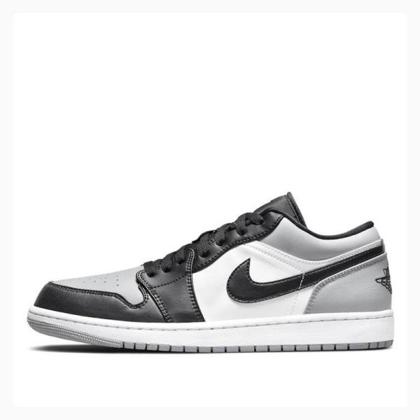 Nike Retro Low Shadow Varvas Tennarit Miesten Air Jordan 1 Mustat Harmaat | JD-654AN