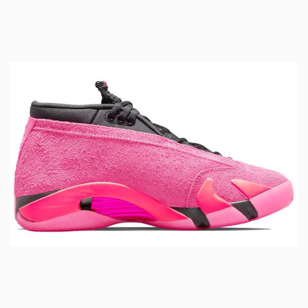 Nike Retro Low Shocking Tennarit Naisten Air Jordan 14 Pinkki | JD-498EH