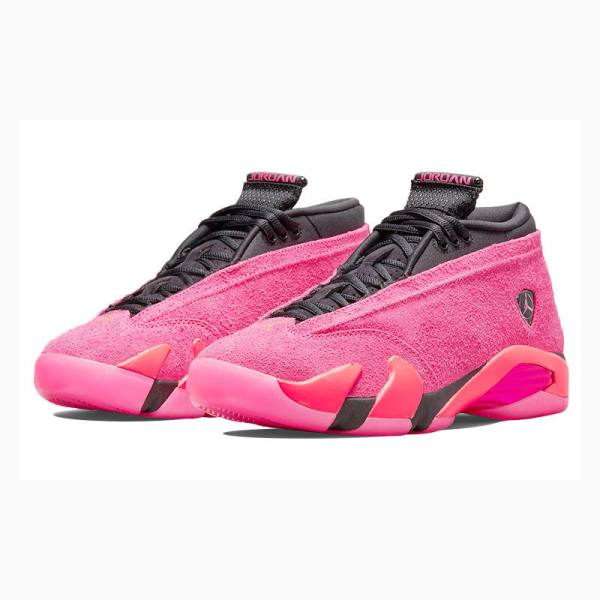 Nike Retro Low Shocking Tennarit Naisten Air Jordan 14 Pinkki | JD-498EH