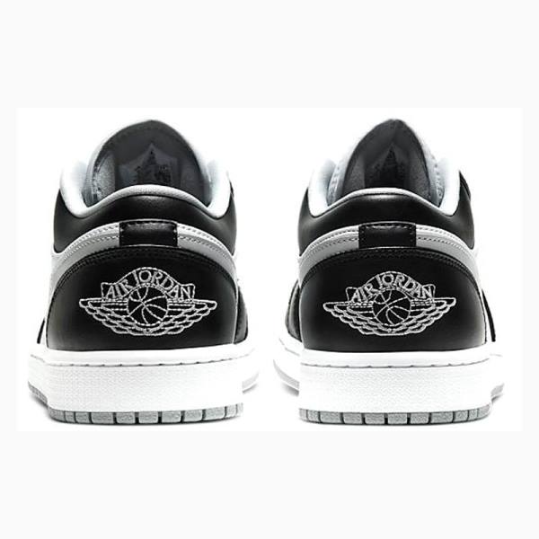 Nike Retro Low Smoke Tennarit Miesten Air Jordan 1 Harmaat Mustat | JD-386IG