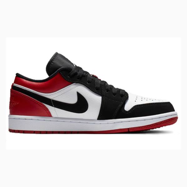 Nike Retro Low Tennarit Miesten Air Jordan 1 Punainen Mustat | JD-018NM