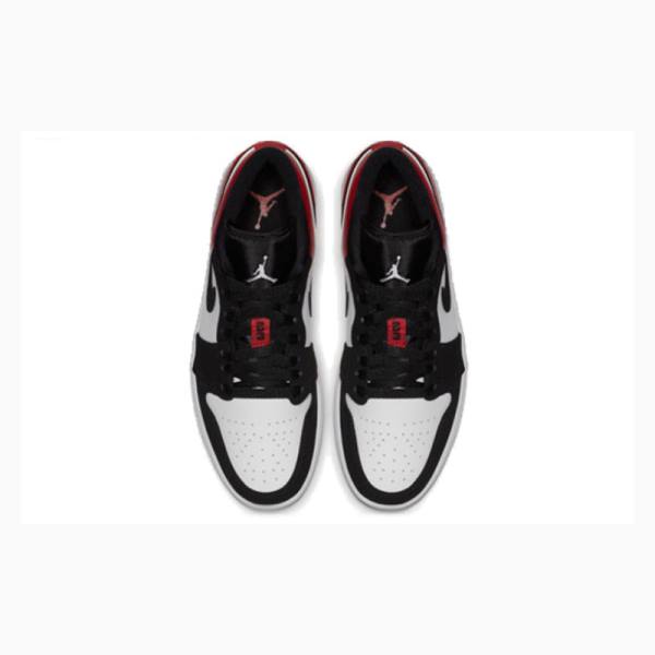 Nike Retro Low Tennarit Miesten Air Jordan 1 Punainen Mustat | JD-018NM