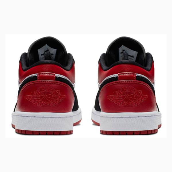 Nike Retro Low Tennarit Miesten Air Jordan 1 Punainen Mustat | JD-018NM