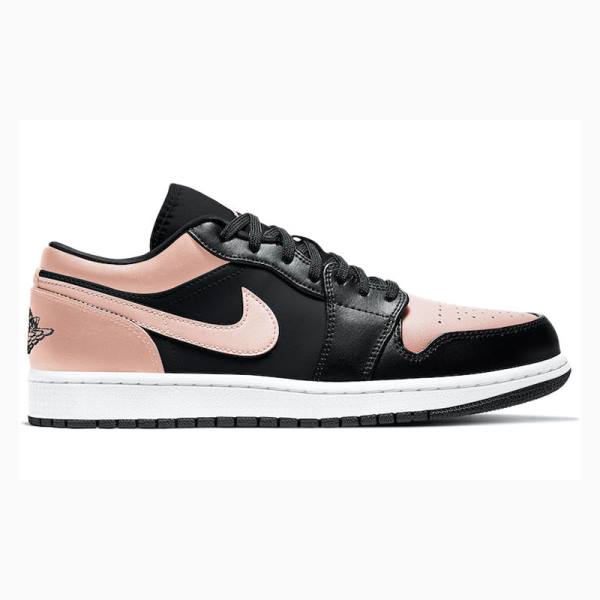 Nike Retro Low Tennarit Miesten Air Jordan 1 Mustat Pinkki | JD-261TW