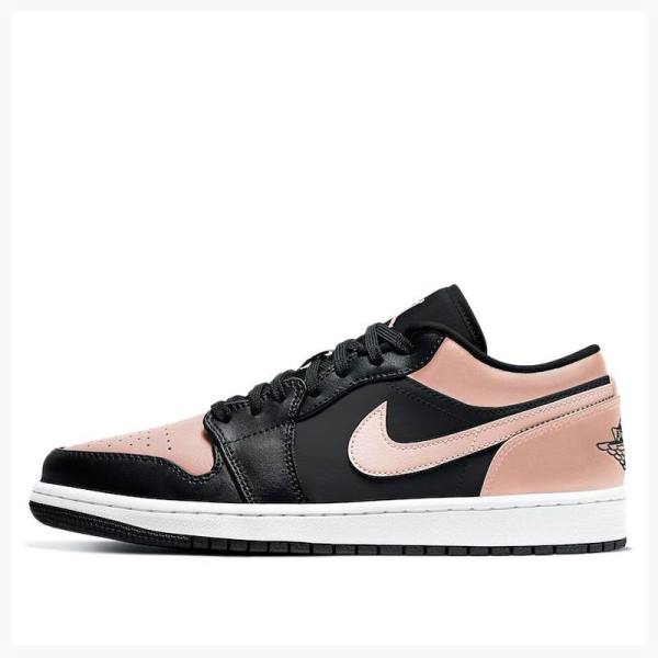 Nike Retro Low Tennarit Miesten Air Jordan 1 Mustat Pinkki | JD-261TW