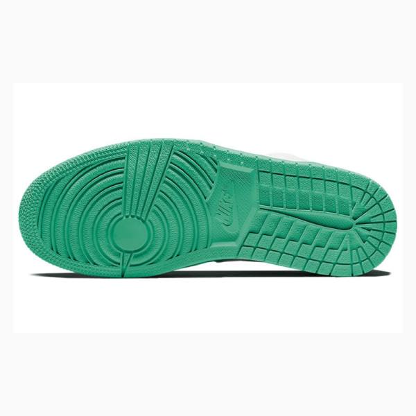 Nike Retro Low Tennarit Miesten Air Jordan 1 Valkoinen Vihreä Mustat | JD-295MZ