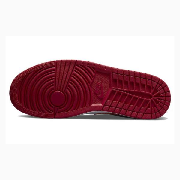 Nike Retro Low Tennarit Miesten Air Jordan 1 Valkoinen Punainen | JD-459UD