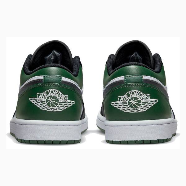 Nike Retro Low Tennarit Miesten Air Jordan 1 Mustat Valkoinen Vihreä | JD-502IF
