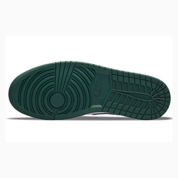 Nike Retro Low Tennarit Miesten Air Jordan 1 Mustat Valkoinen Vihreä | JD-502IF