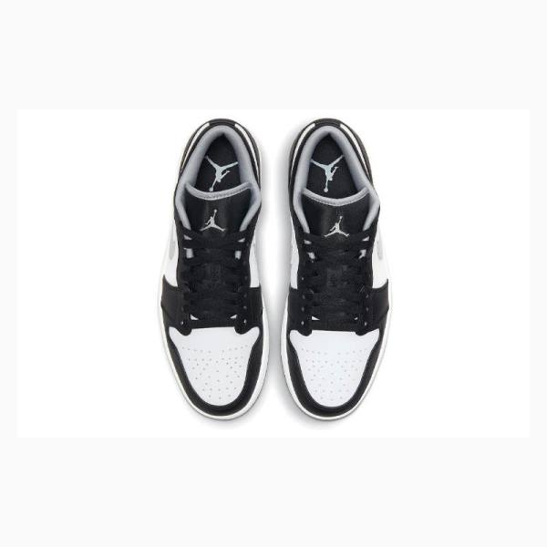 Nike Retro Low Tennarit Miesten Air Jordan 1 Mustat Valkoinen Harmaat | JD-874LD