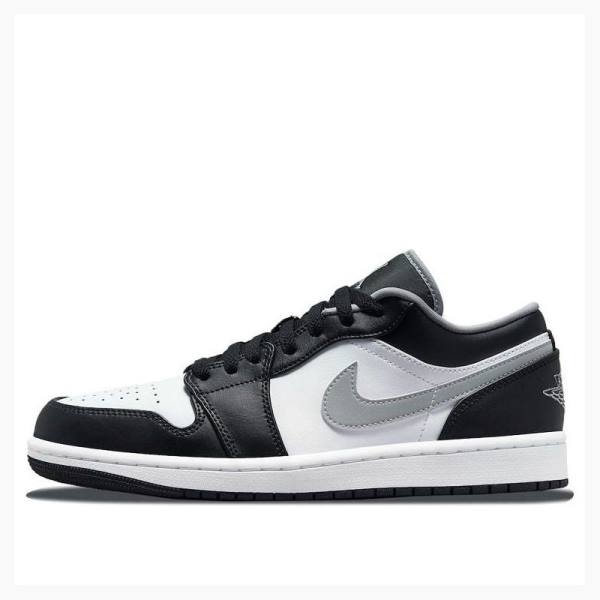 Nike Retro Low Tennarit Miesten Air Jordan 1 Mustat Valkoinen Harmaat | JD-874LD