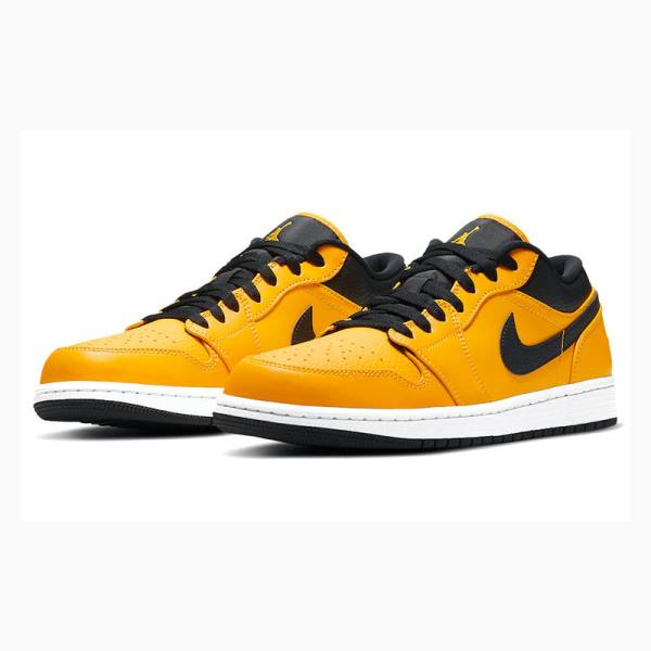 Nike Retro Low Tennarit Miesten Air Jordan 1 Kultaiset Mustat | JD-905LM