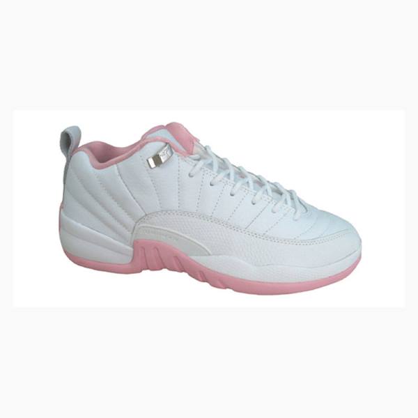 Nike Retro Low Tennarit Naisten Air Jordan 12 Valkoinen Pinkki | JD-791ZF