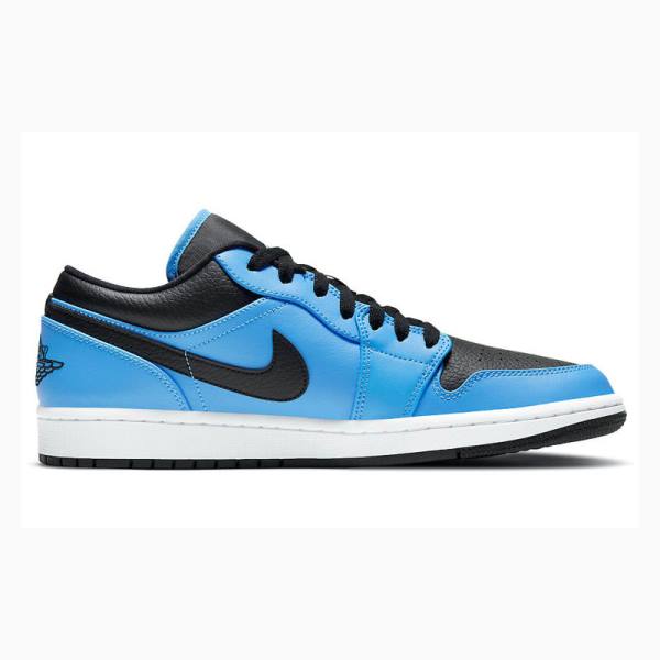 Nike Retro Low University Tennarit Miesten Air Jordan 1 Sininen Mustat | JD-702TS