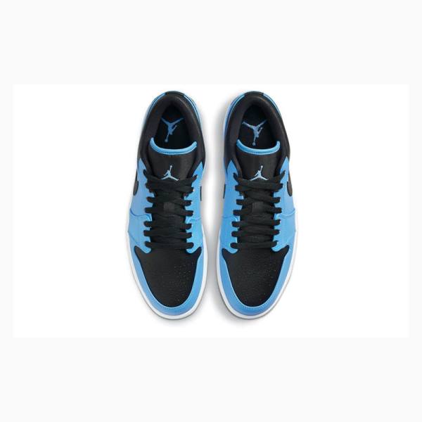 Nike Retro Low University Tennarit Miesten Air Jordan 1 Sininen Mustat | JD-702TS