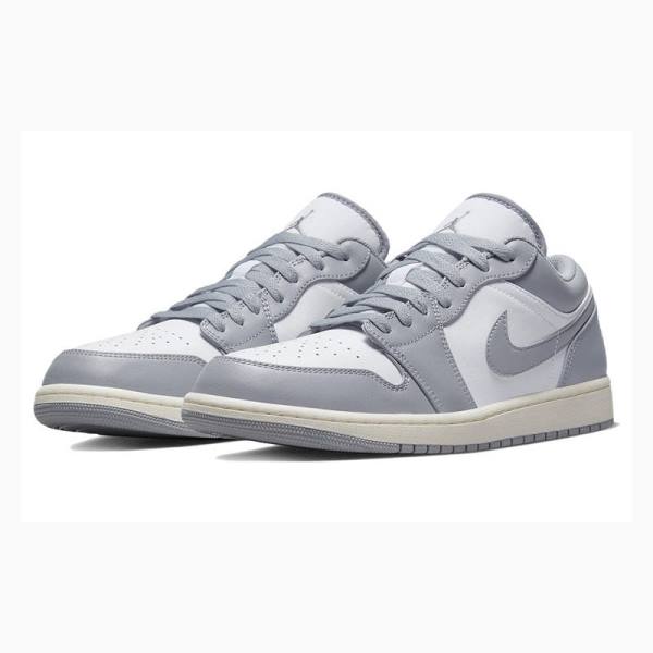 Nike Retro Low Vintage Tennarit Miesten Air Jordan 1 Harmaat | JD-152EL