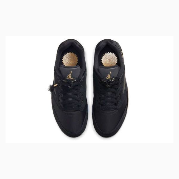 Nike Retro Low Wings Class of 2020-2021 Tennarit Miesten Air Jordan 5 Mustat | JD-975WQ