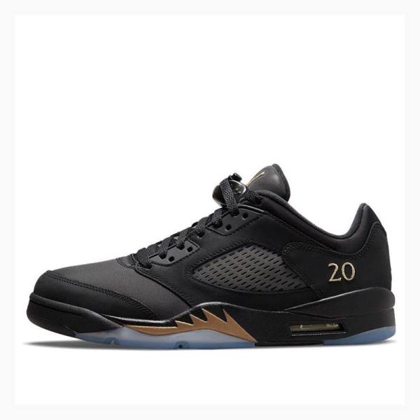 Nike Retro Low Wings Class of 2020-2021 Tennarit Miesten Air Jordan 5 Mustat | JD-975WQ