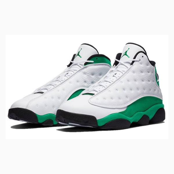 Nike Retro Lucky Koripallokengät Miesten Air Jordan 13 Valkoinen Vihreä | JD-620DC