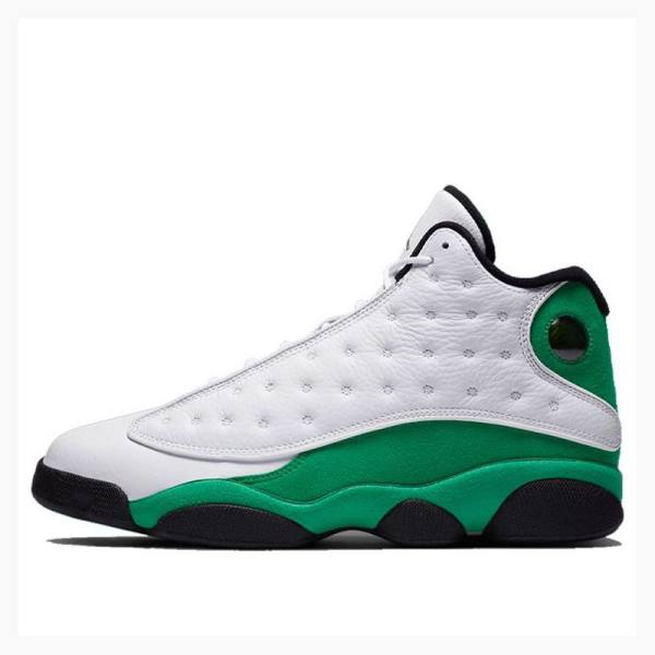 Nike Retro Lucky Koripallokengät Miesten Air Jordan 13 Valkoinen Vihreä | JD-620DC