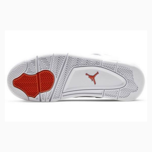 Nike Retro Metallic Pack Koripallokengät Miesten Air Jordan 4 Valkoinen Oranssi | JD-267JG