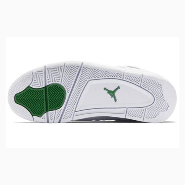 Nike Retro Metallic Pack Koripallokengät Miesten Air Jordan 4 Valkoinen Vihreä | JD-691EA