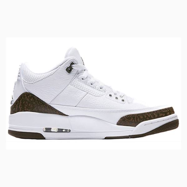 Nike Retro Mocha Koripallokengät Miesten Air Jordan 3 Valkoinen Ruskea | JD-258YC