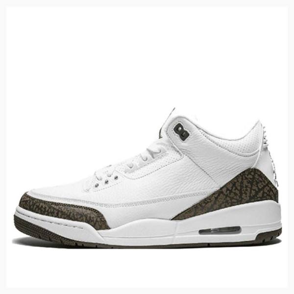 Nike Retro Mocha Koripallokengät Miesten Air Jordan 3 Valkoinen Ruskea | JD-258YC