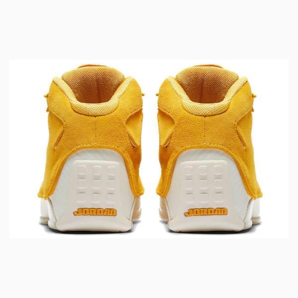 Nike Retro Mokka Koripallokengät Miesten Air Jordan 18 Keltainen | JD-087EX