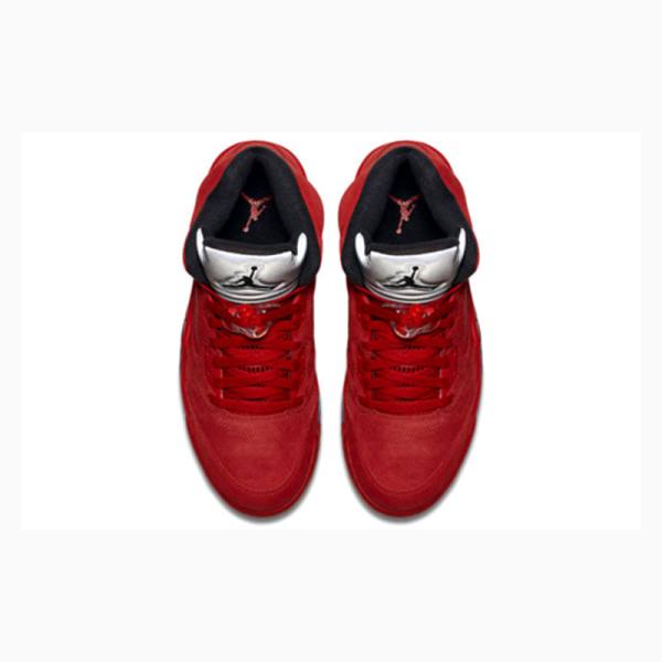 Nike Retro Mokka Koripallokengät Miesten Air Jordan 5 Punainen | JD-341KL