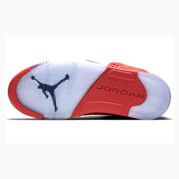 Nike Retro Mokka Koripallokengät Miesten Air Jordan 5 Punainen | JD-341KL
