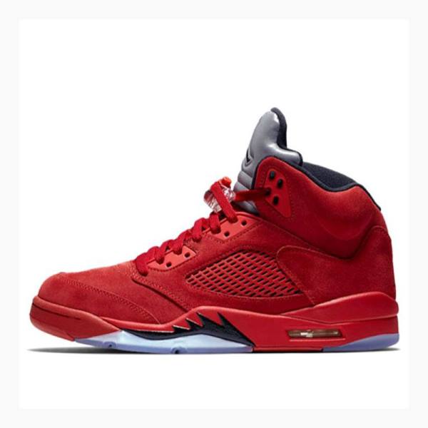 Nike Retro Mokka Koripallokengät Miesten Air Jordan 5 Punainen | JD-341KL