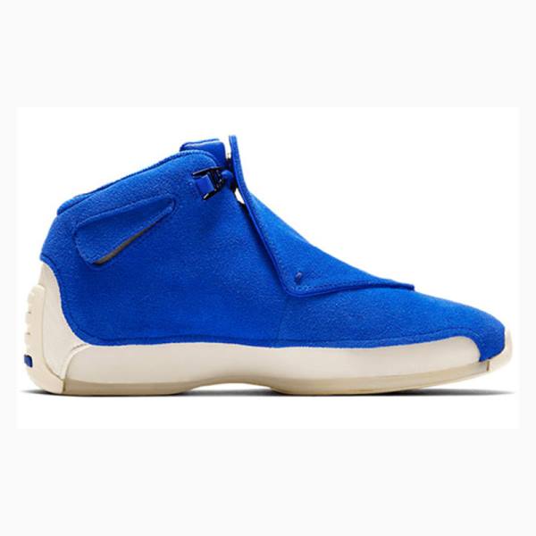 Nike Retro Mokka Koripallokengät Miesten Air Jordan 18 Sininen | JD-672RK