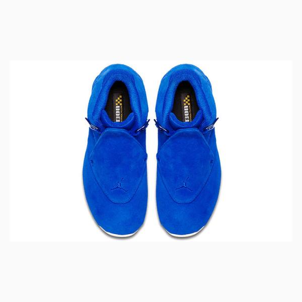 Nike Retro Mokka Koripallokengät Miesten Air Jordan 18 Sininen | JD-672RK