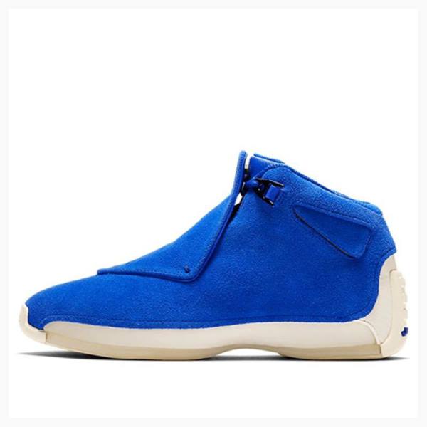 Nike Retro Mokka Koripallokengät Miesten Air Jordan 18 Sininen | JD-672RK