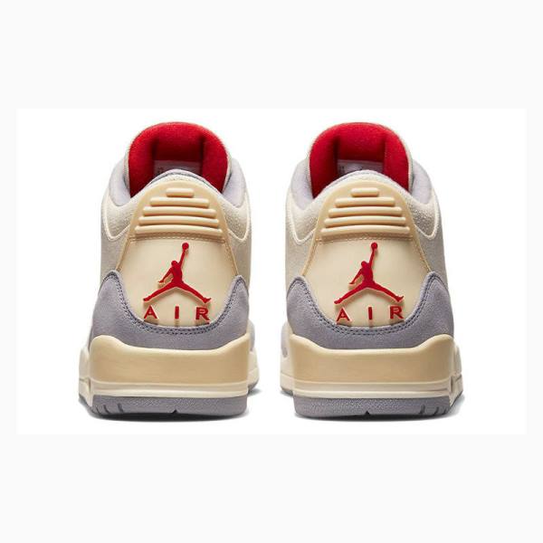 Nike Retro Muslin Koripallokengät Miesten Air Jordan 3 Beige | JD-071NA
