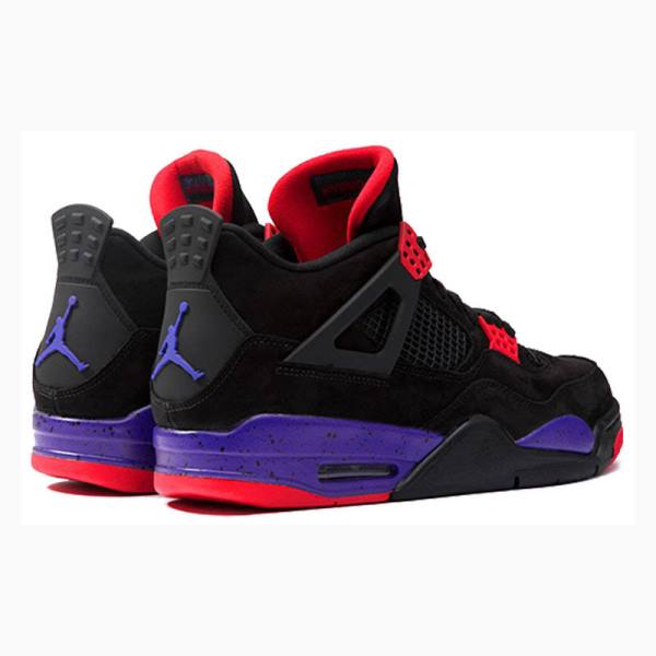 Nike Retro NRG Raptors Koripallokengät Miesten Air Jordan 4 Mustat Punainen Violetit | JD-352EN