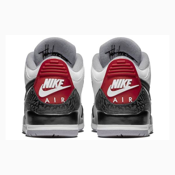 Nike Retro NRG Tinker Koripallokengät Miesten Air Jordan 3 Valkoinen Mustat Harmaat | JD-734VI