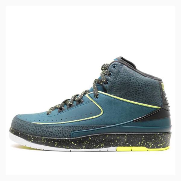 Nike Retro Nightshade Volt Ice Koripallokengät Miesten Air Jordan 2 Sininen Harmaat | JD-036XQ