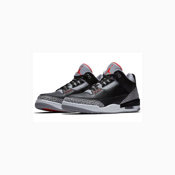 Nike Retro OG Cement Koripallokengät Miesten Air Jordan 3 Mustat Harmaat | JD-053UI