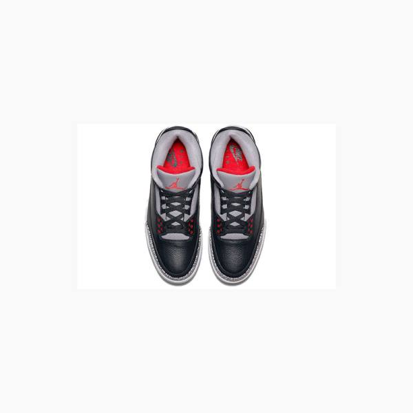 Nike Retro OG Cement Koripallokengät Miesten Air Jordan 3 Mustat Harmaat | JD-053UI