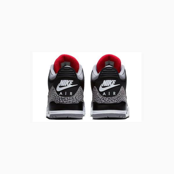 Nike Retro OG Cement Koripallokengät Miesten Air Jordan 3 Mustat Harmaat | JD-053UI