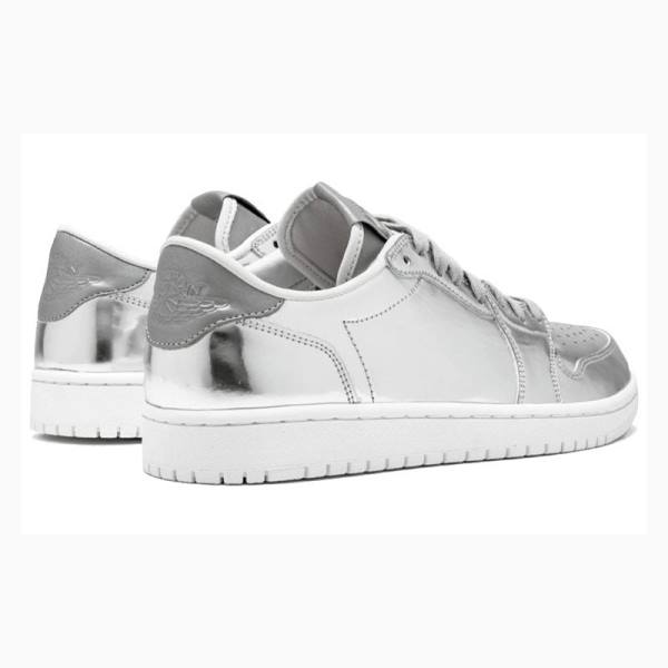 Nike Retro OG Pinnacle Koripallokengät Miesten Air Jordan 1 Hopea | JD-415PO