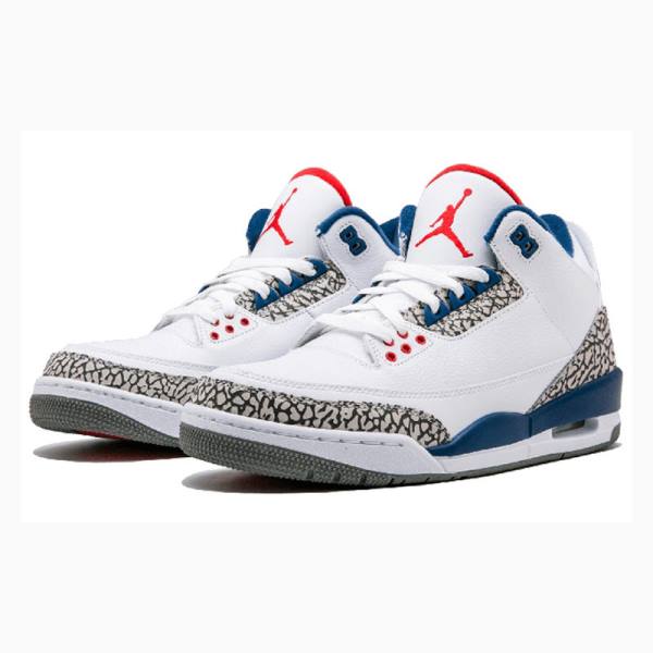 Nike Retro OG Retro Koripallokengät Miesten Air Jordan 3 Valkoinen Sininen | JD-986JC