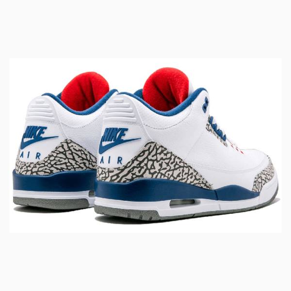 Nike Retro OG Retro Koripallokengät Miesten Air Jordan 3 Valkoinen Sininen | JD-986JC