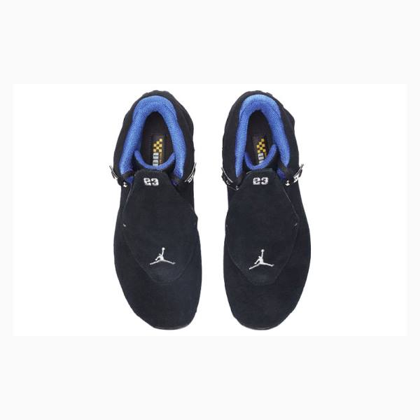 Nike Retro OG - Urheilu Royal Koripallokengät Miesten Air Jordan 18 Mustat Sininen | JD-486OZ