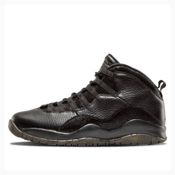 Nike Retro OVO Koripallokengät Miesten Air Jordan 10 Mustat | JD-458LU