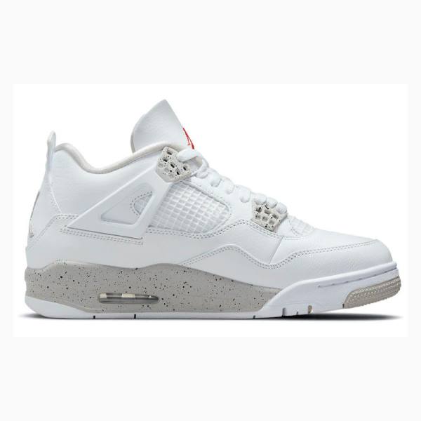 Nike Retro Oreo Tech Koripallokengät Miesten Air Jordan 4 Valkoinen Harmaat | JD-376EA