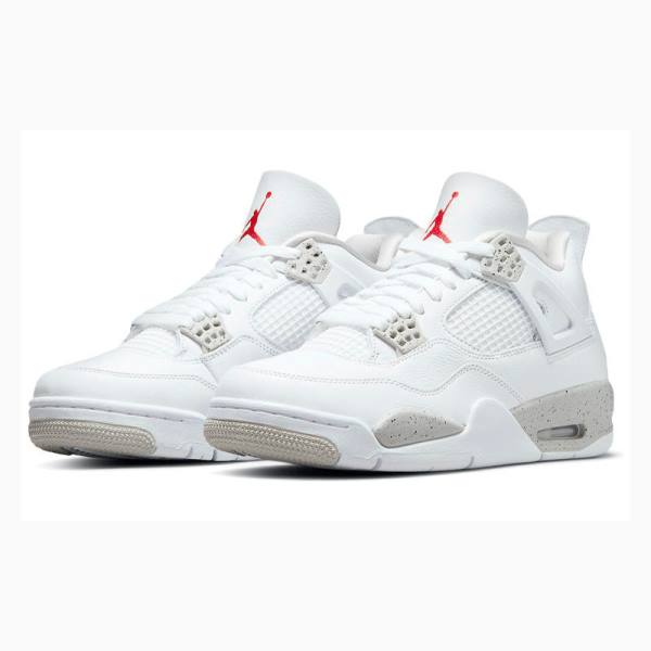 Nike Retro Oreo Tech Koripallokengät Miesten Air Jordan 4 Valkoinen Harmaat | JD-376EA
