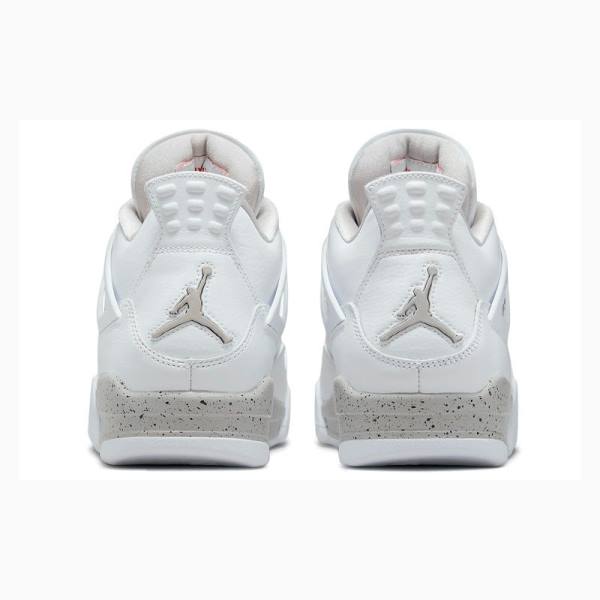 Nike Retro Oreo Tech Koripallokengät Miesten Air Jordan 4 Valkoinen Harmaat | JD-376EA